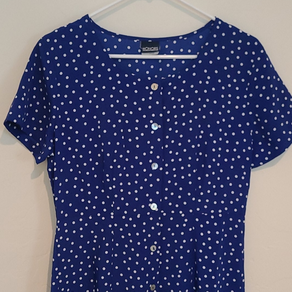 VTG 90s Polka Dot Dress